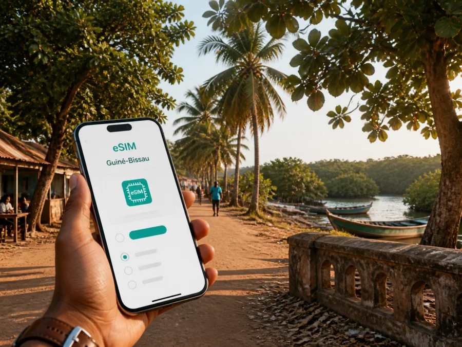 eSIM para Quinhamel: internet na Guiné-Bissau