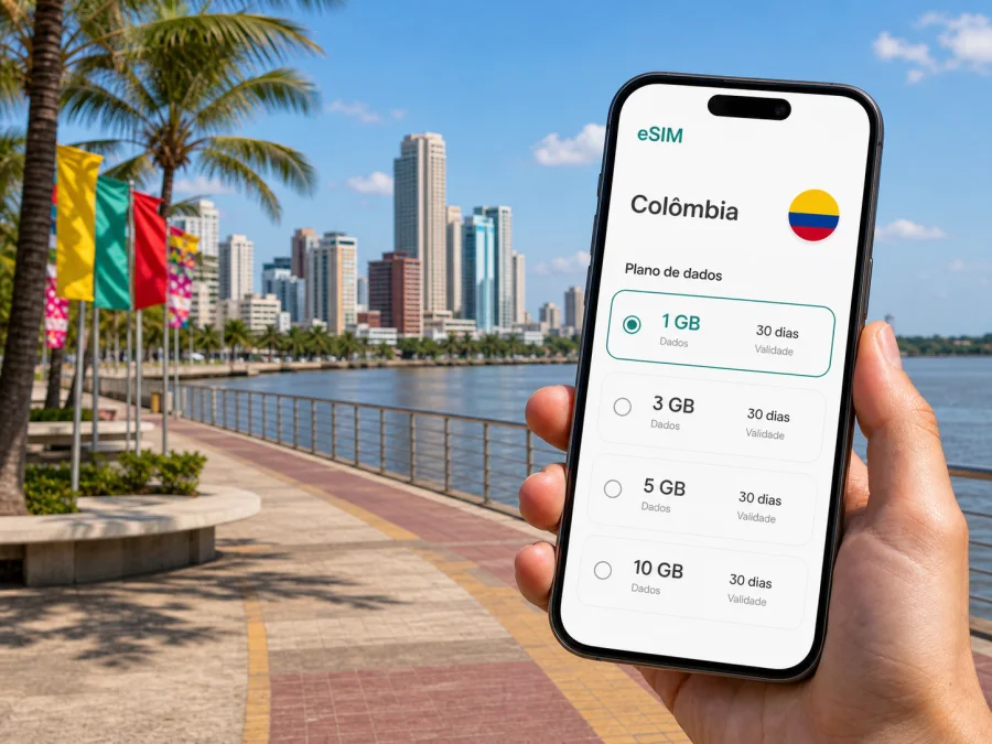 Barranquilla eSIM: internet móvel na cidade