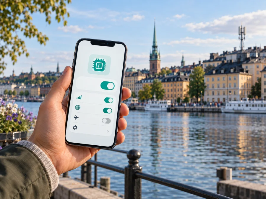 Telenor eSIM na Suécia: ativação para viajantes