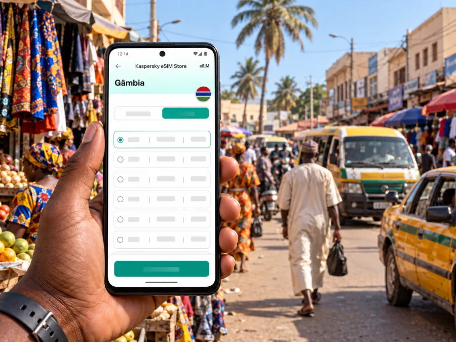 eSIM em Serekunda: internet na Gâmbia
