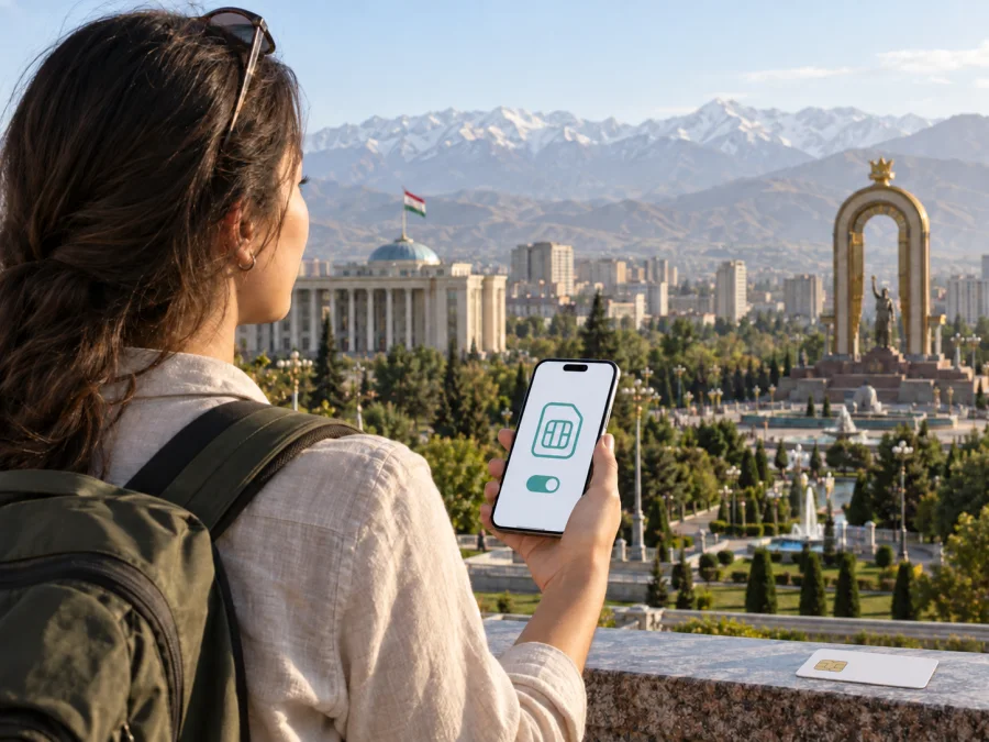 ZET Mobile eSIM no Tajiquistão: ativação e viagem