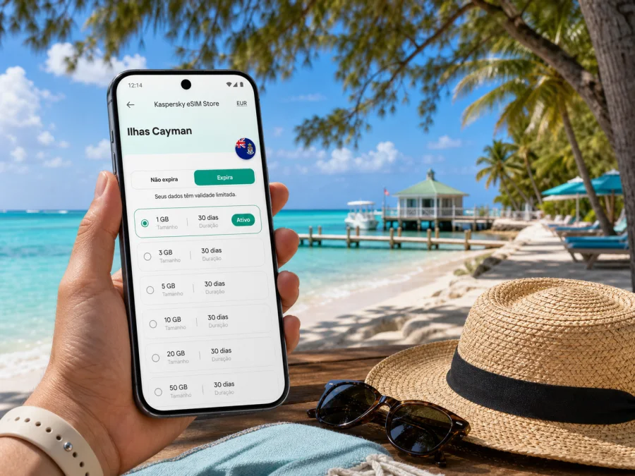 eSIM em Rum Point: internet para viagem