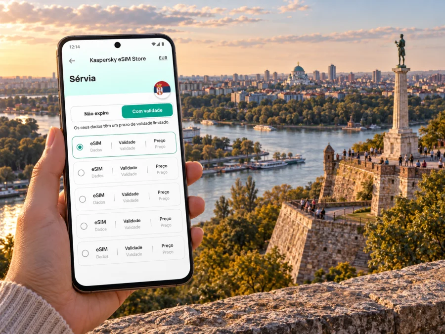 eSIM em Belgrado: internet móvel na Sérvia