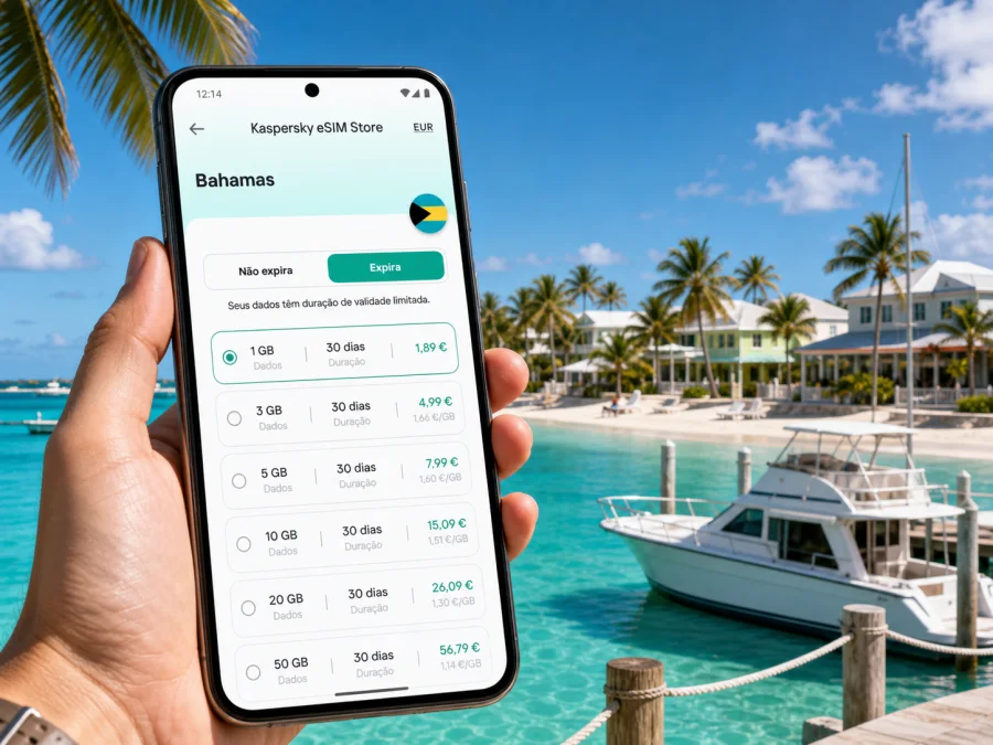 Treasure Cay eSIM: internet móvel nas Bahamas
