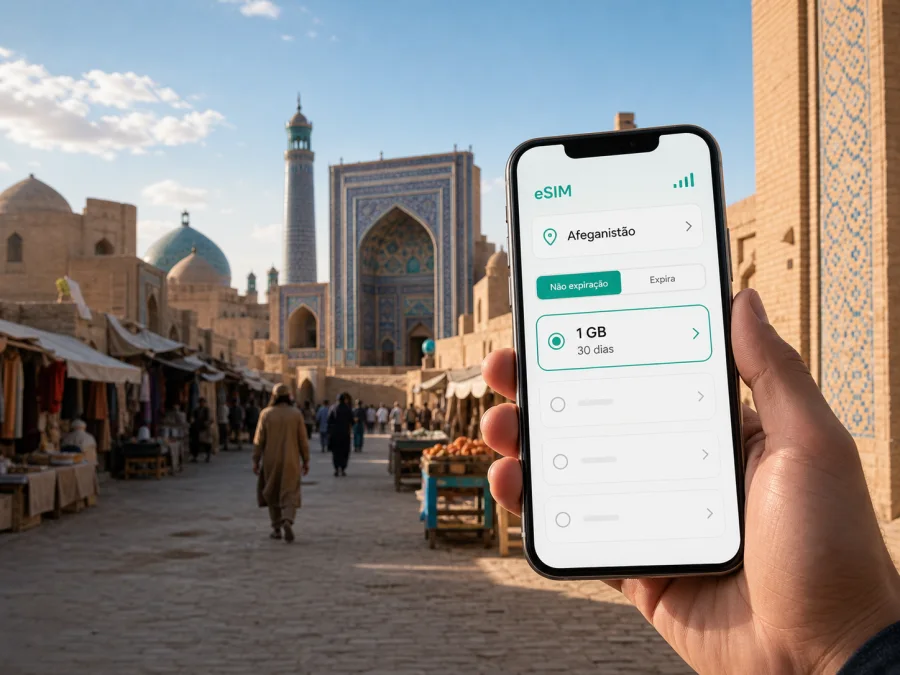 eSIM em Balkh: internet móvel para viagem