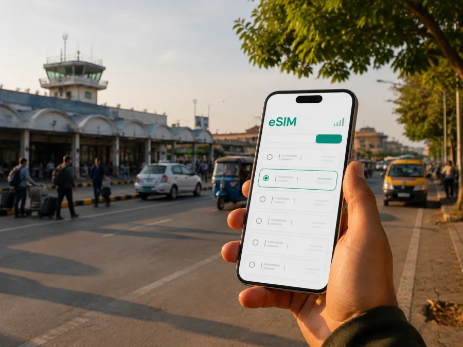Biratnagar eSIM: internet móvel no Nepal