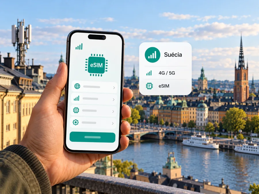 Tele2 eSIM na Suécia: como funciona