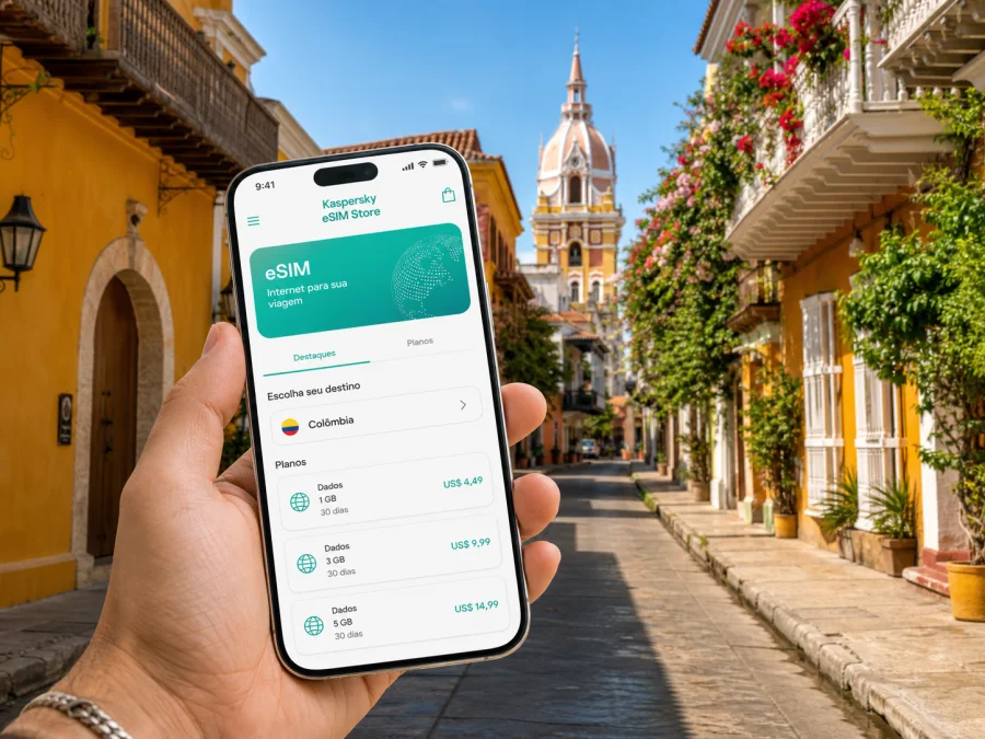 eSIM em Cartagena: internet e conexão móvel