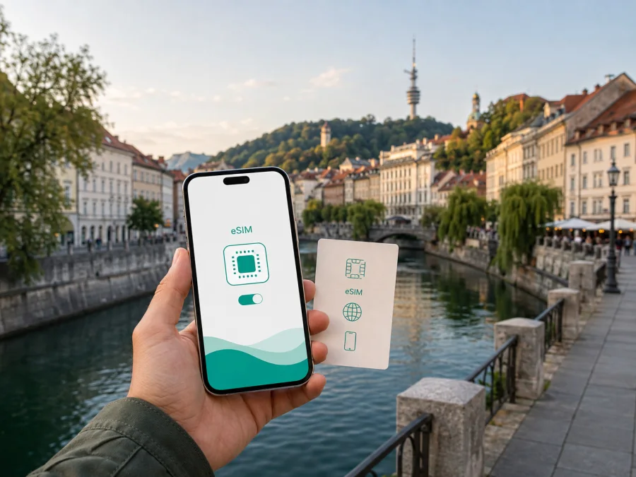 Telekom Slovenije eSIM na Eslovênia: o que verificar