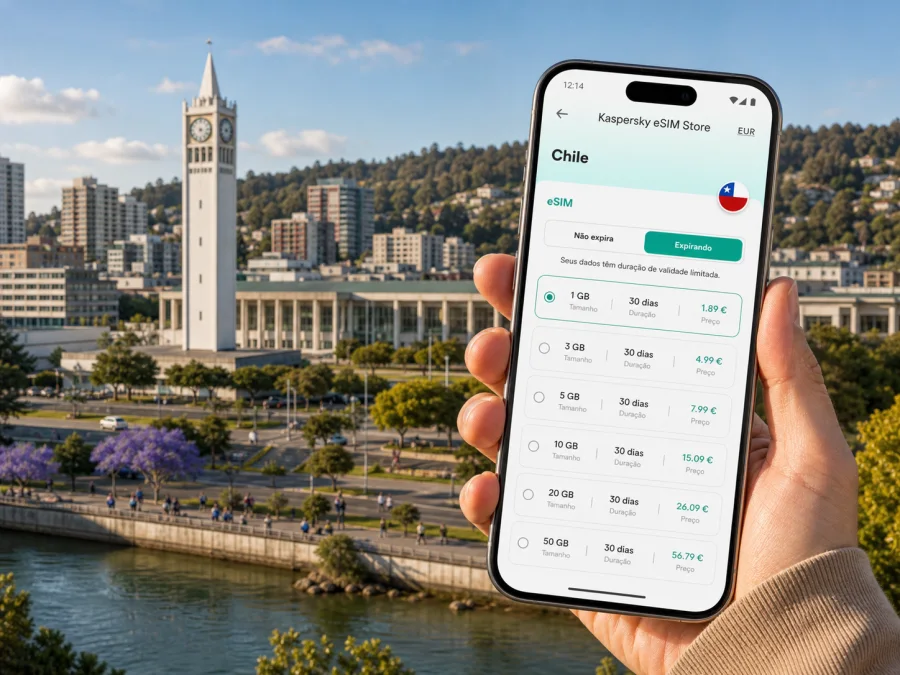 eSIM em Concepción: internet no Chile