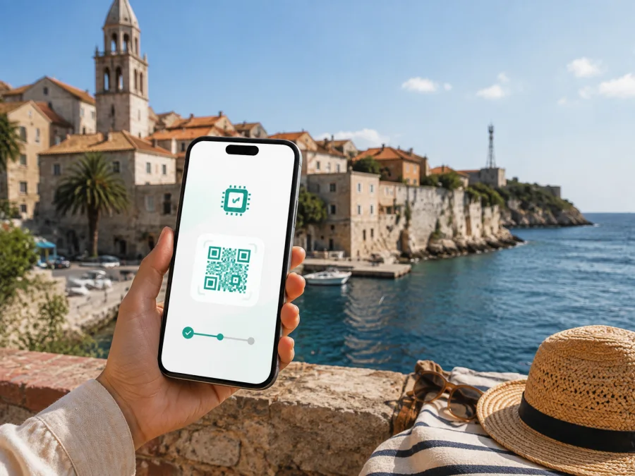 A1 eSIM na Croácia: ativação e viagem