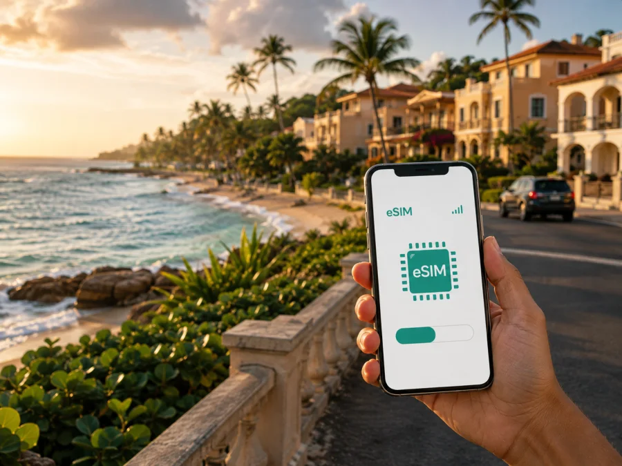 eSIM em Dorado: internet móvel em Porto Rico