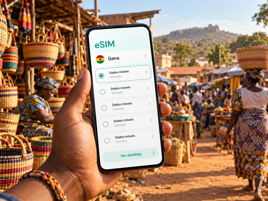 eSIM em Bolgatanga: internet móvel em Gana