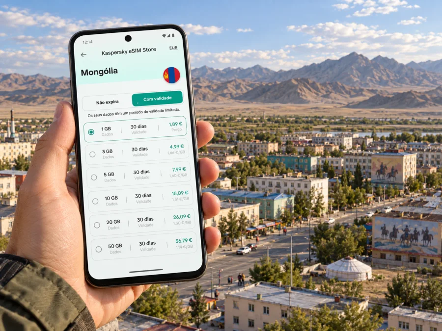 eSIM em Khovd: internet móvel na Mongólia