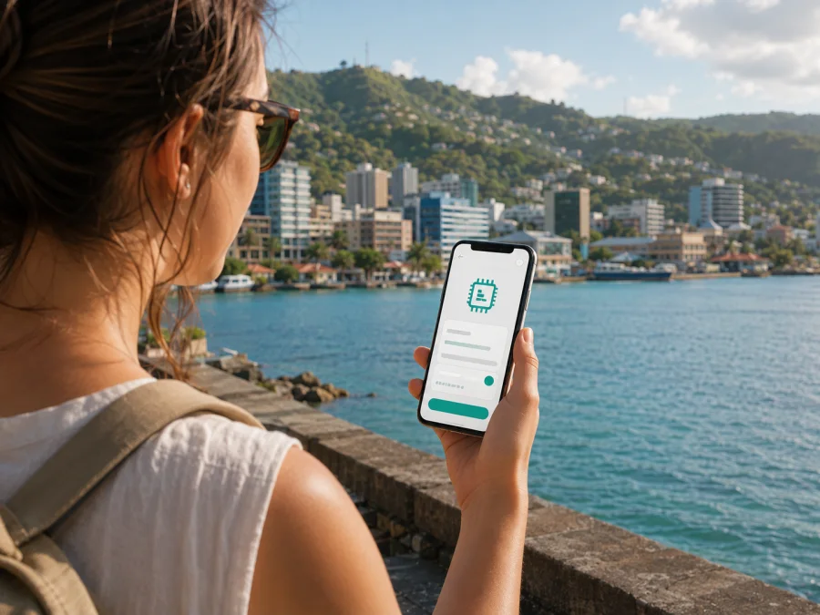 bmobile eSIM em Trinidad e Tobago: o que verificar