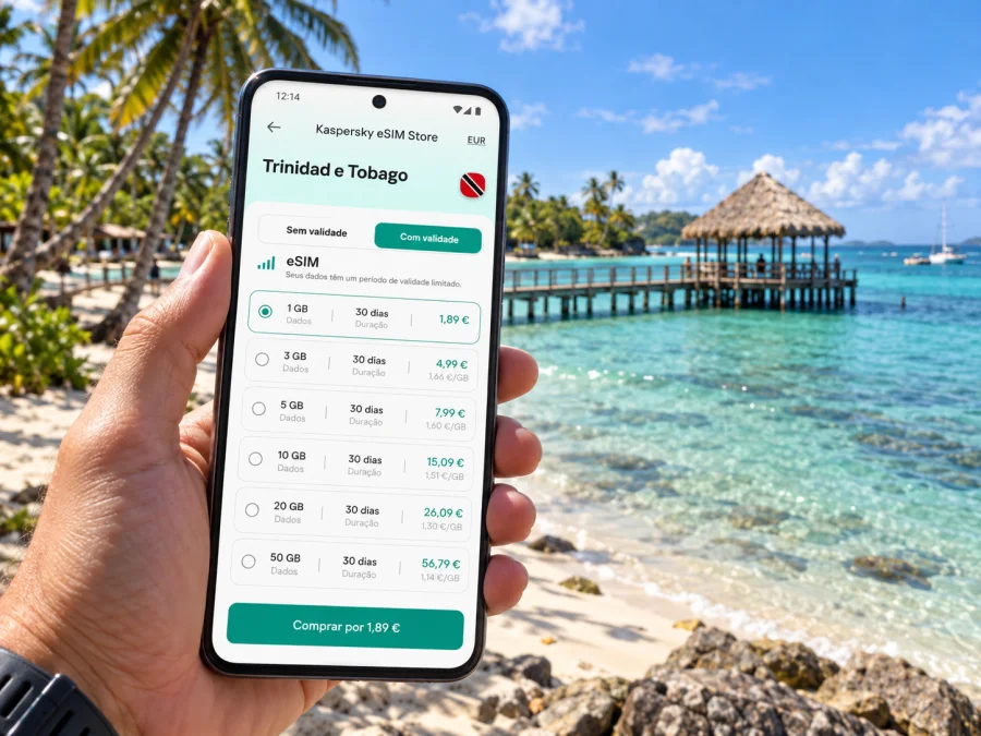 eSIM em Crown Point: internet e conexão em Tobago