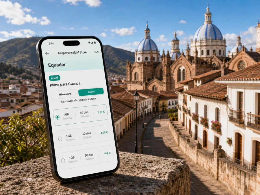 eSIM em Cuenca: internet móvel no Equador