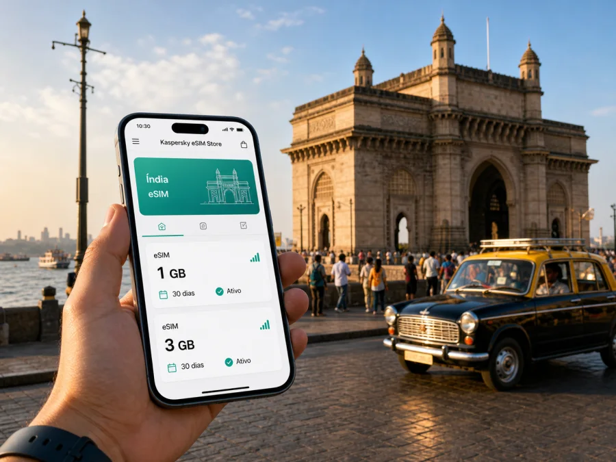 eSIM em Mumbai: internet móvel para viagem
