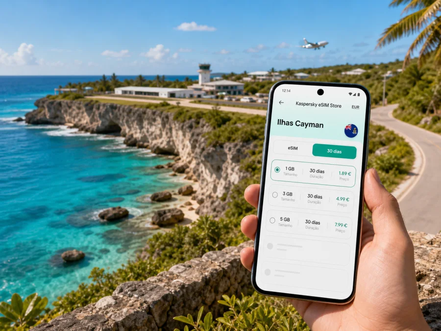 Cayman Brac eSIM: internet e ligação móvel
