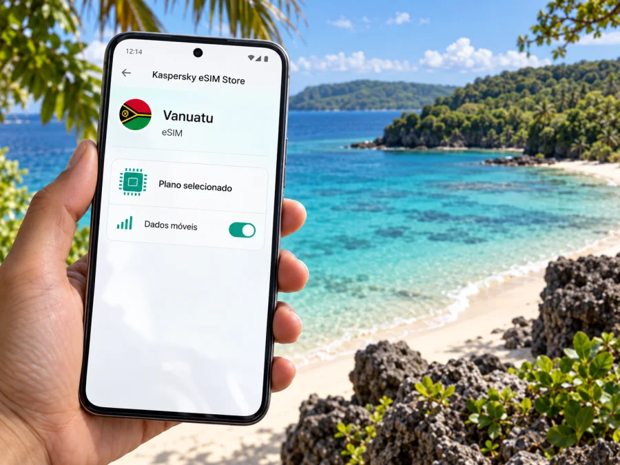 eSIM na Praia de Champagne: guia de viagem a Vanuatu