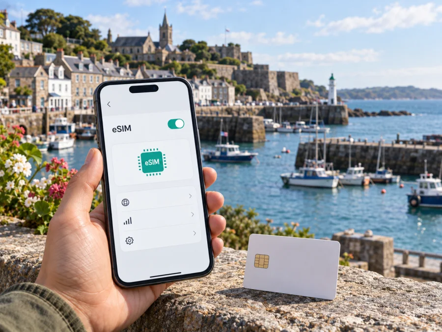 JT eSIM em Guernsey: opções e ativação