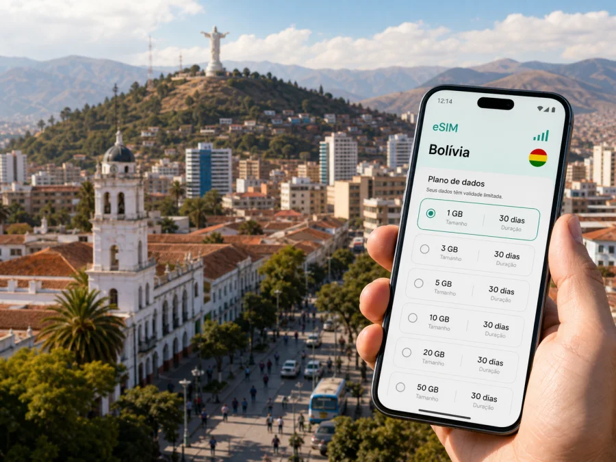 Cochabamba eSIM: internet móvel para viajar