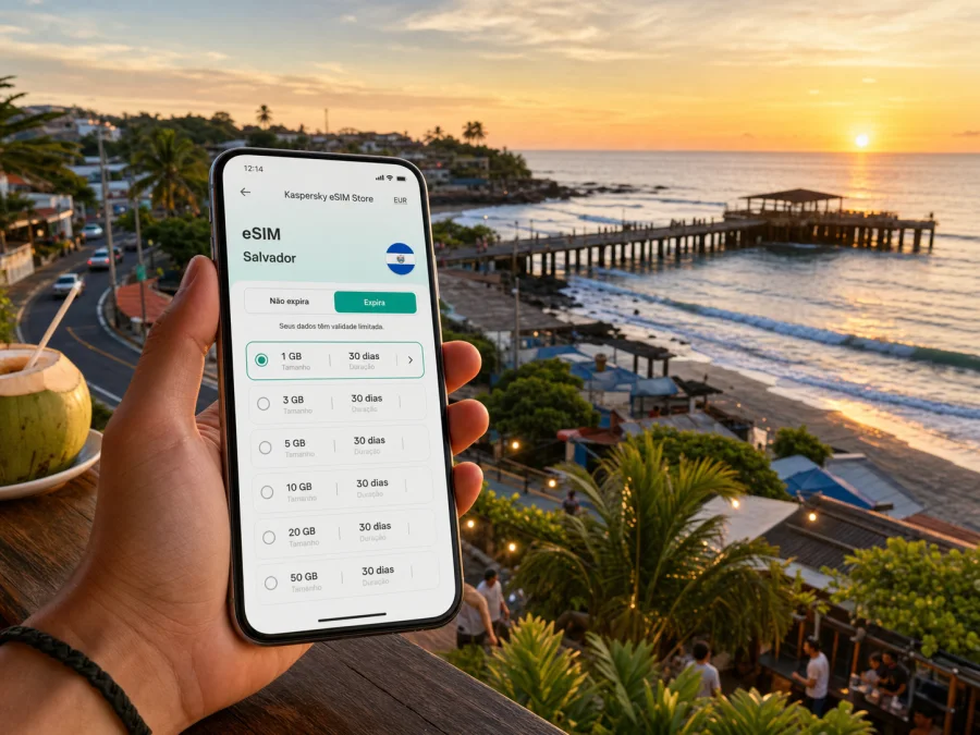 eSIM em La Libertad: internet para viagem