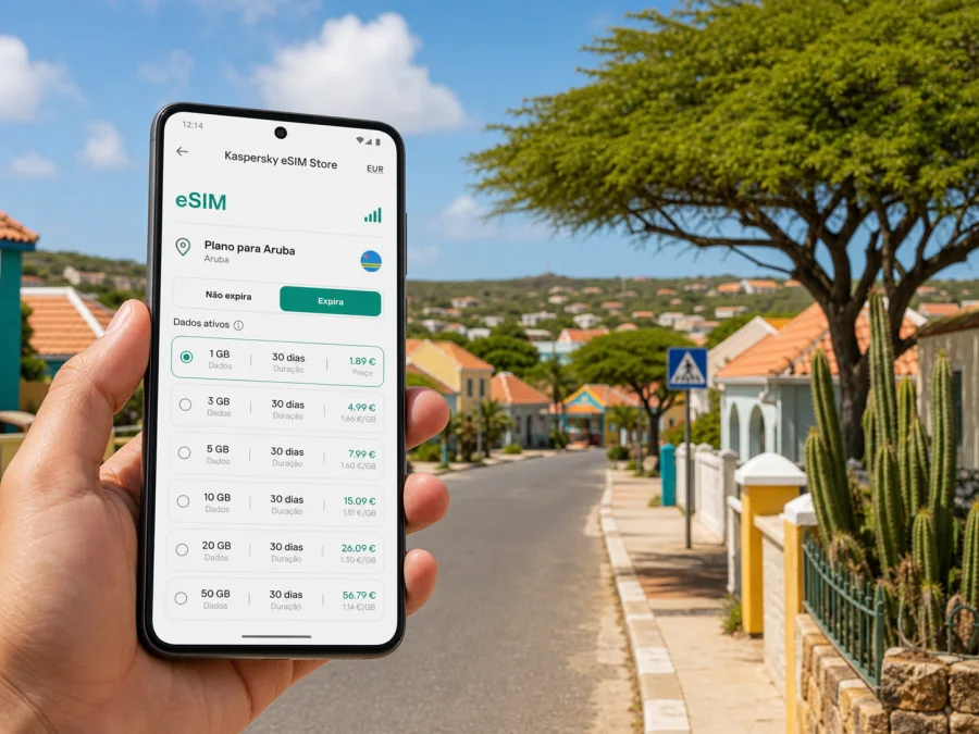 eSIM em Paradera: conexão móvel e internet