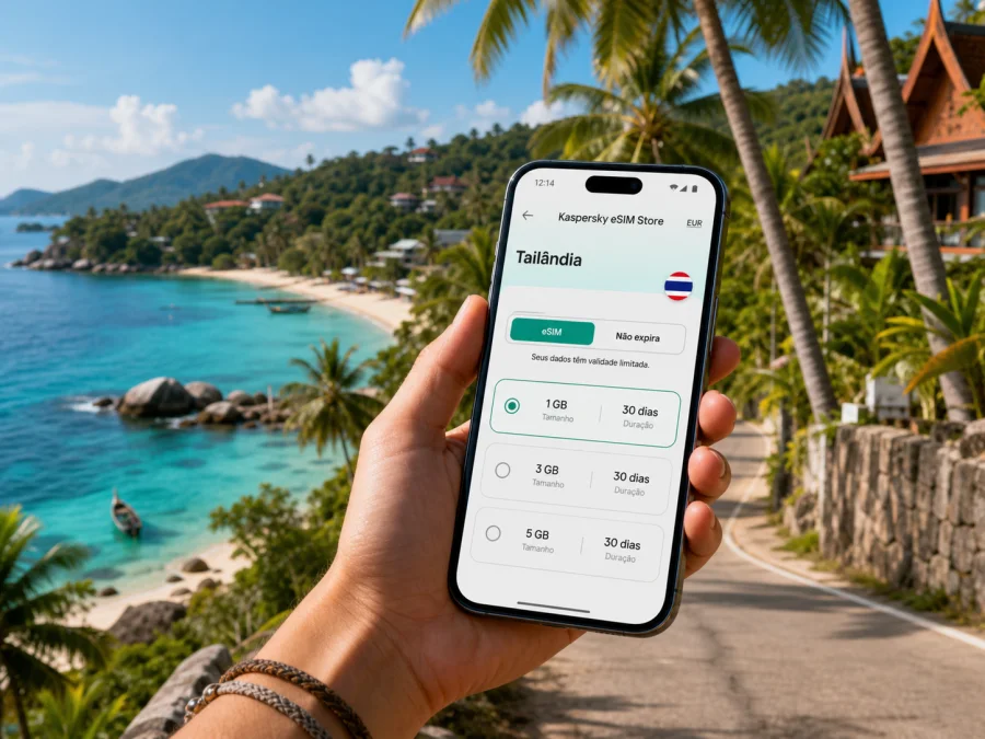 eSIM em Koh Samui: internet e ligação móvel
