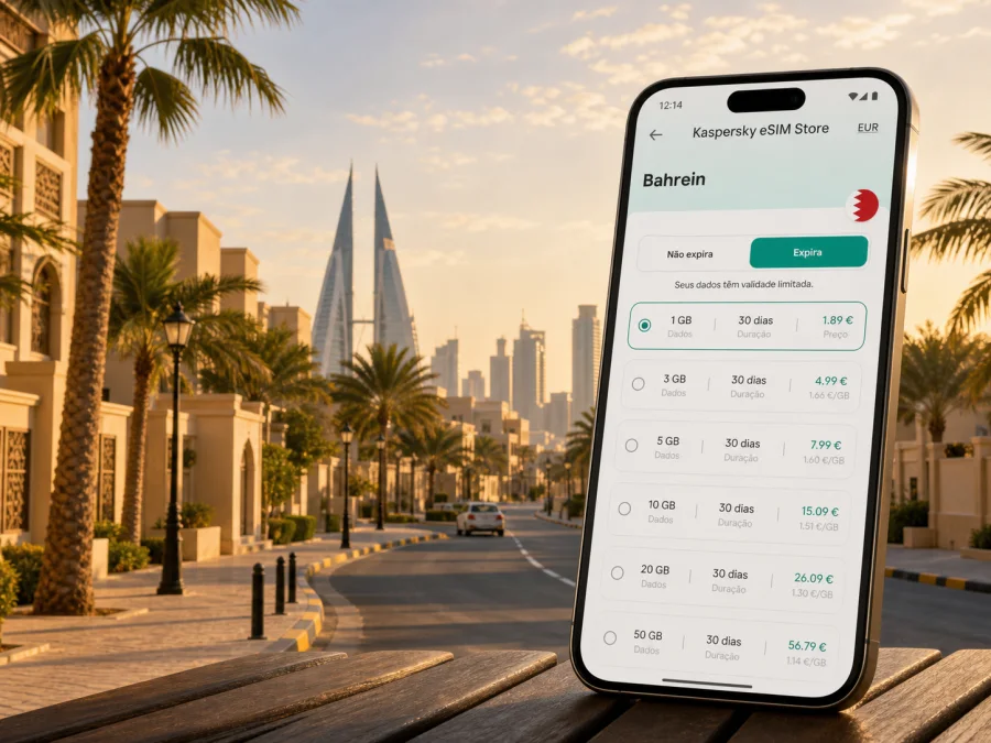 eSIM em Saar: internet móvel no Bahrein