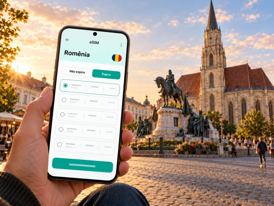 eSIM em Cluj-Napoca: internet móvel na Romênia