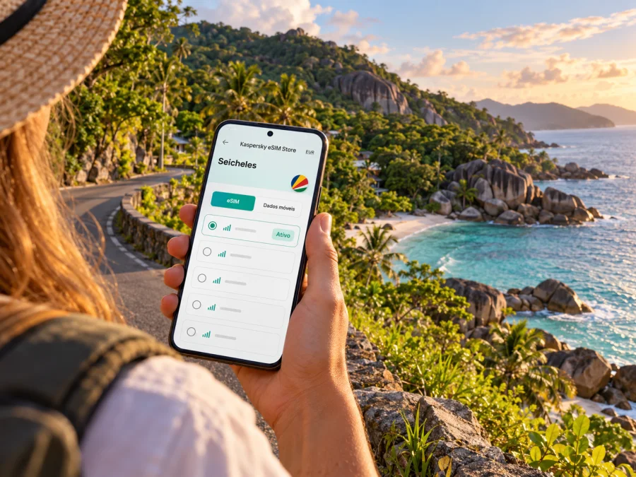 Takamaka, Seicheles: eSIM e internet móvel