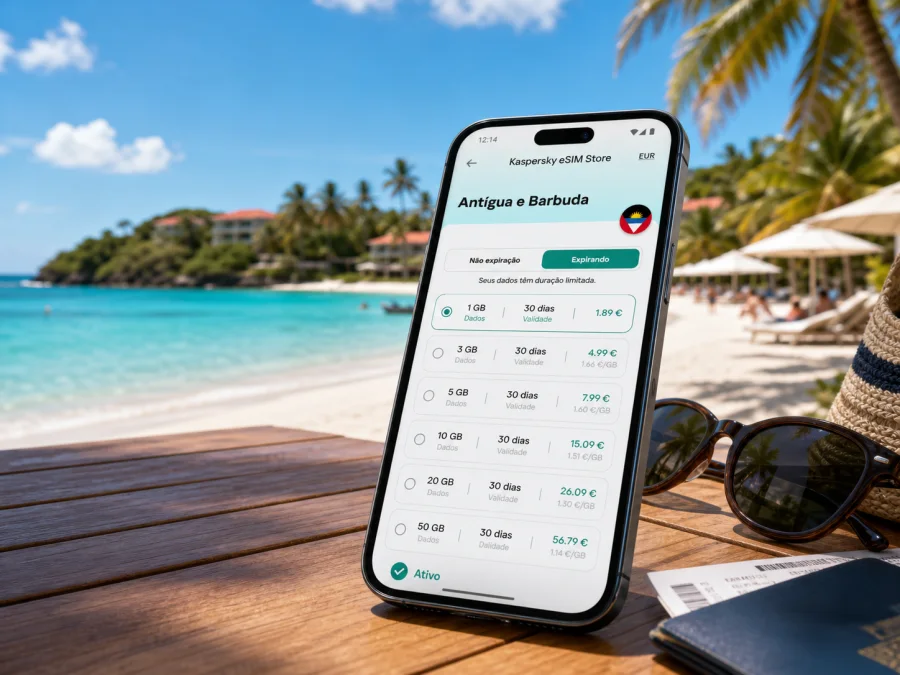 Dickenson Bay eSIM: internet móvel na viagem