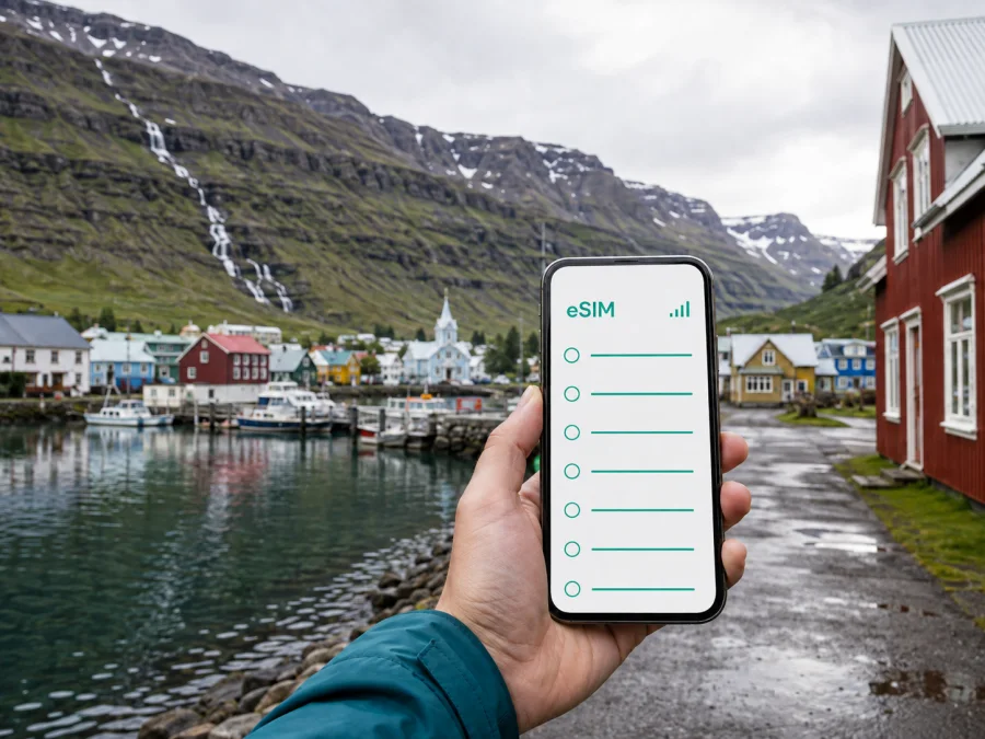 eSIM em Seydisfjordur: internet para sua viagem