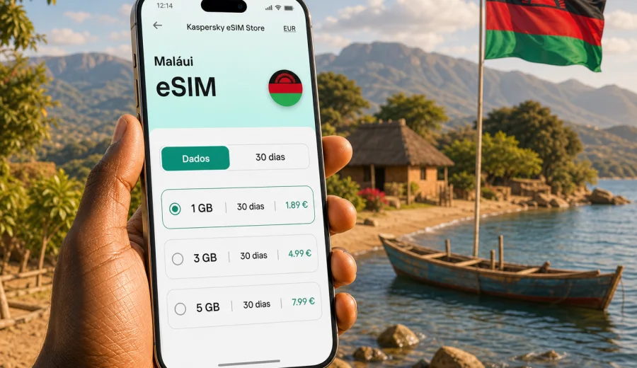 eSIM no Maláui: internet móvel para viajar