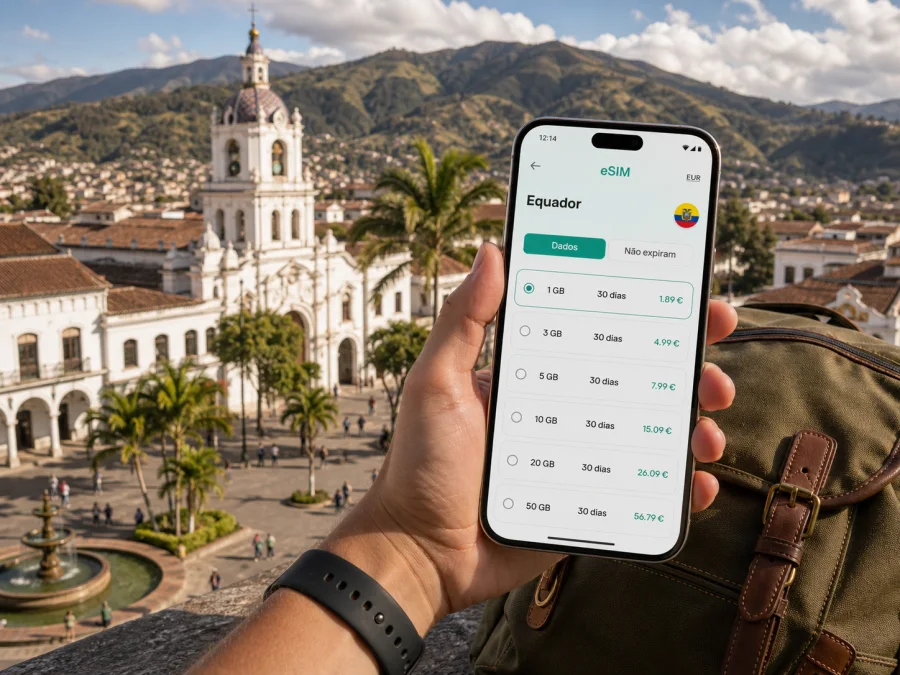 eSIM em Loja: internet móvel no Equador