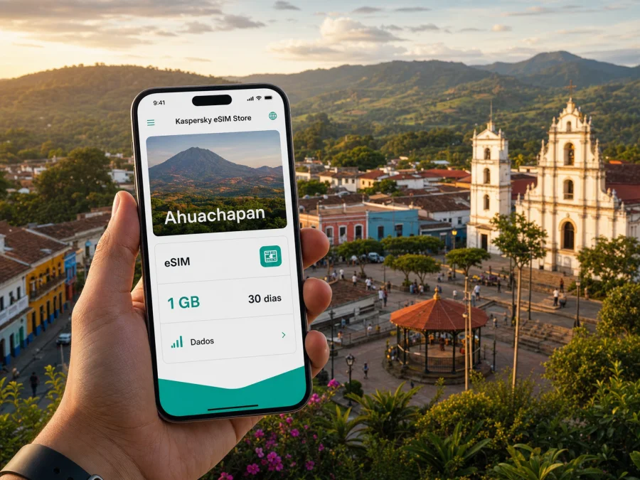 eSIM em Ahuachapan: internet para viagem