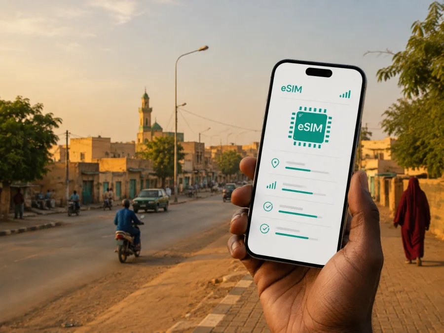 eSIM em Maradi: internet móvel no Níger