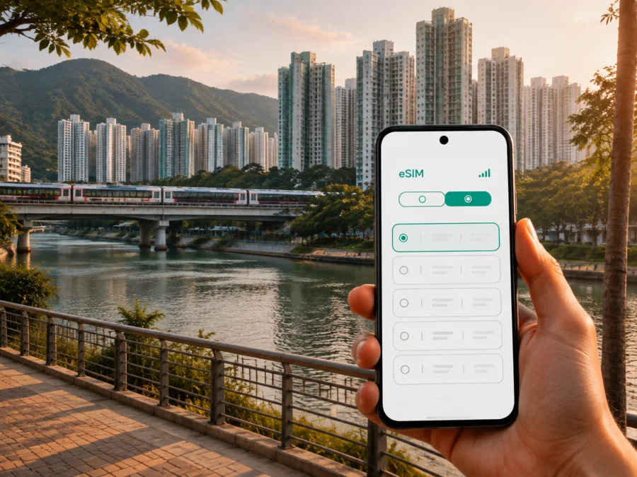 Sha Tin: eSIM e internet móvel em Hong Kong