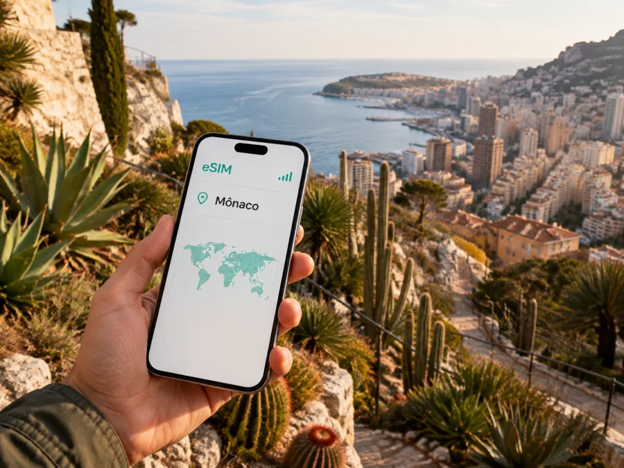 eSIM em Jardin Exotique: internet móvel em Mônaco