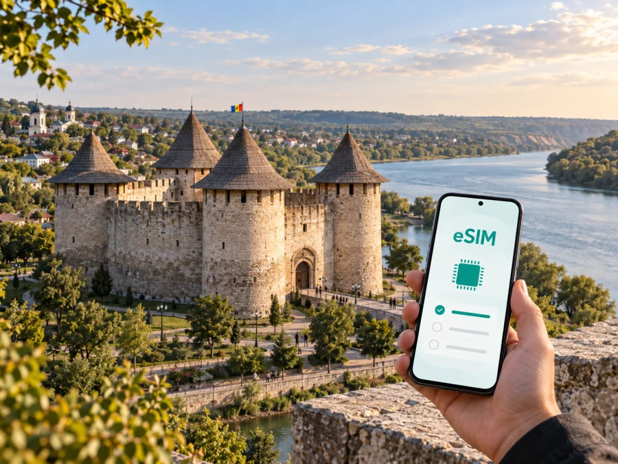 Soroca eSIM: internet móvel na Moldávia