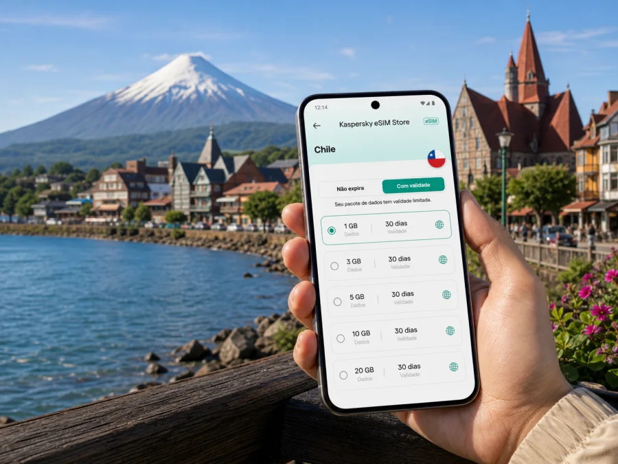 Puerto Varas eSIM: internet móvel no Chile