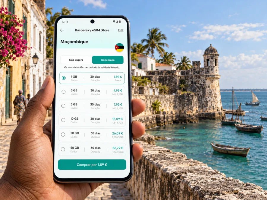 eSIM na Ilha de Moçambique: internet para a viagem