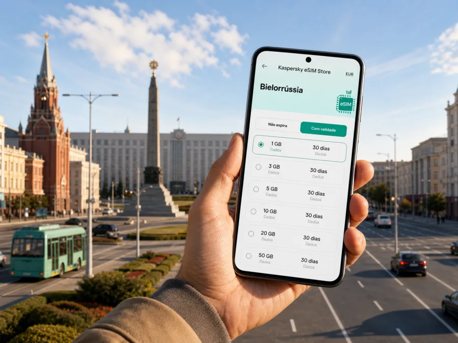 eSIM em Minsk: internet móvel para viajar