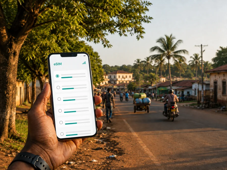 Canchungo eSIM: internet móvel na Guiné-Bissau
