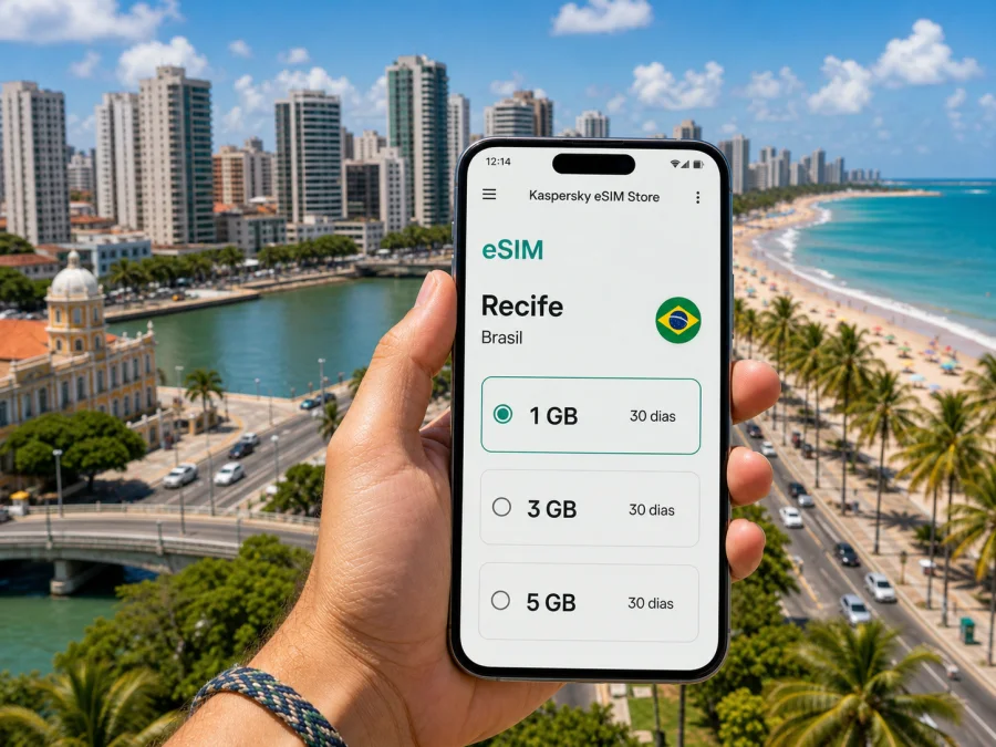 Recife eSIM: conexão móvel e internet
