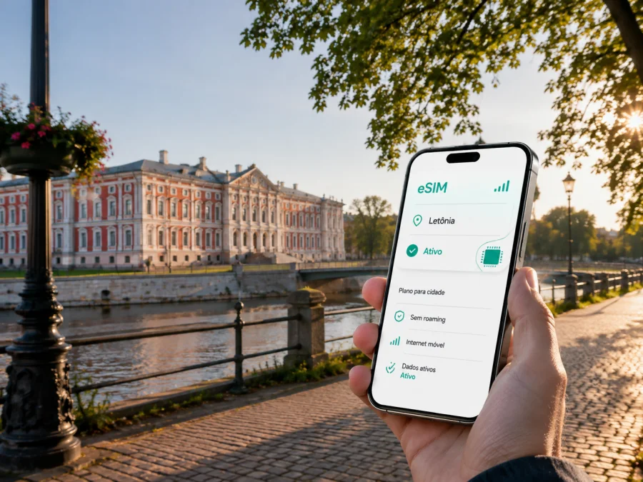 Jelgava eSIM: internet móvel na Letônia