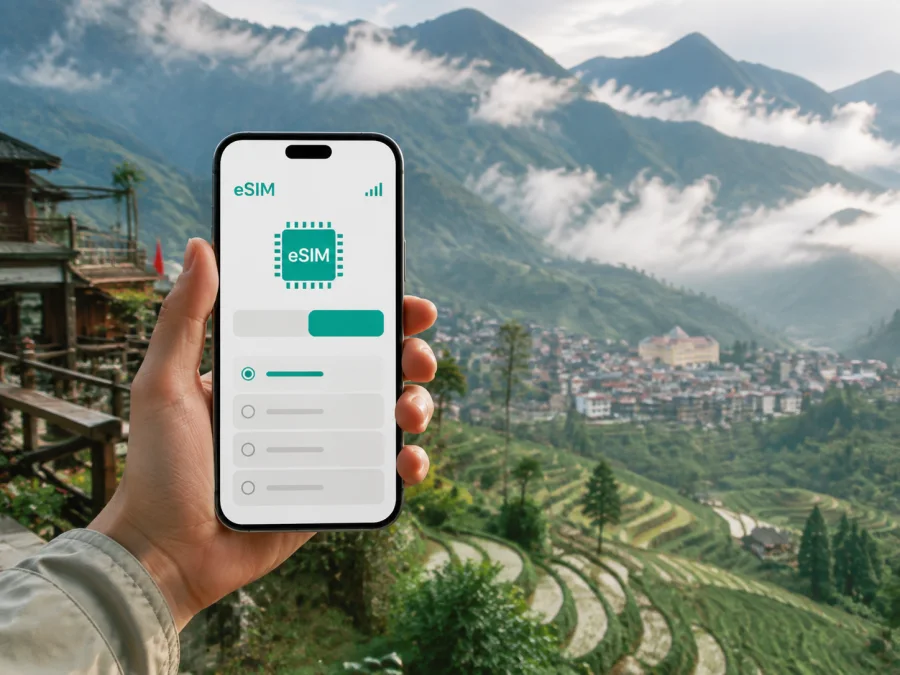 eSIM para Sapa: internet no Vietnã
