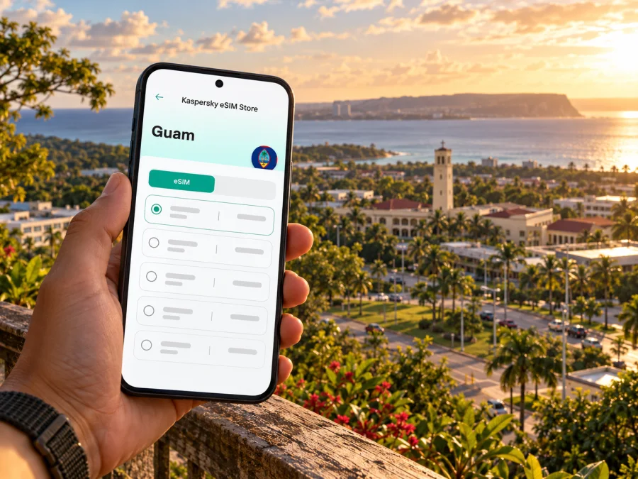 eSIM em Mangilao: internet móvel em Guam