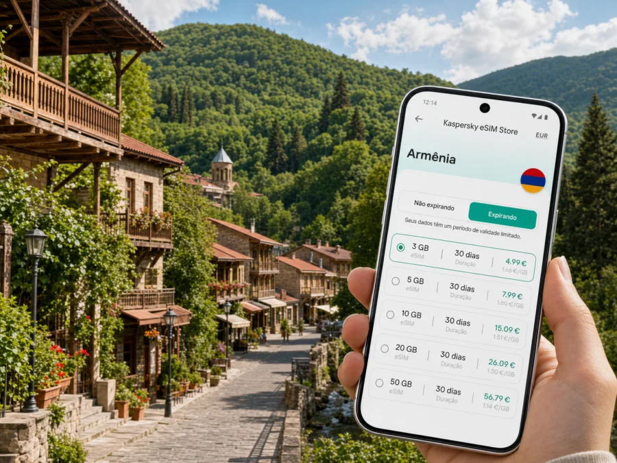 Dilijan eSIM: internet móvel na Armênia